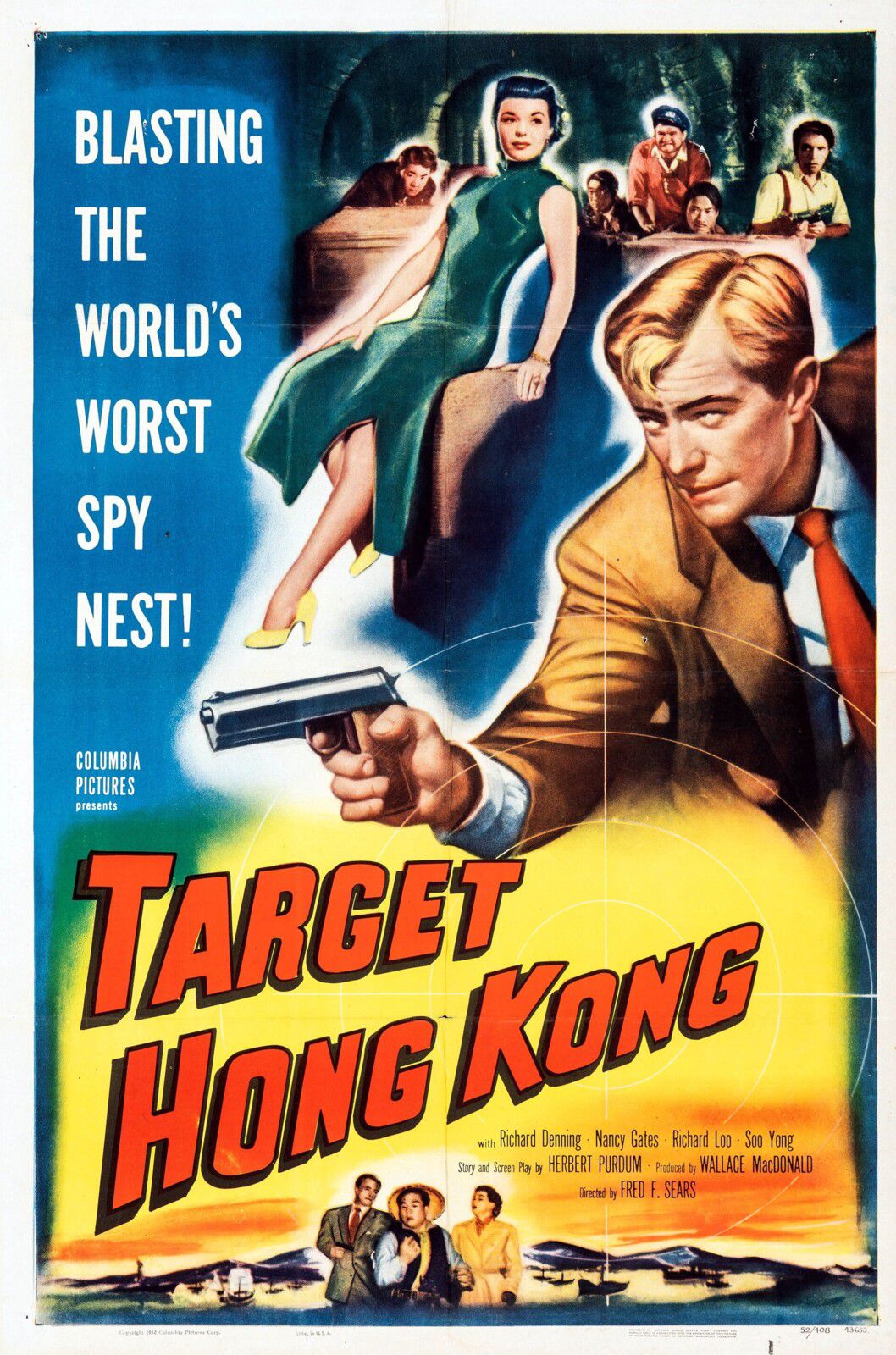 TARGET HONG KONG BOX OFFICE USA 1952