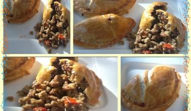 CHAUSSONS FEUILLETÉES À LA VIANDE ÉPICÉES