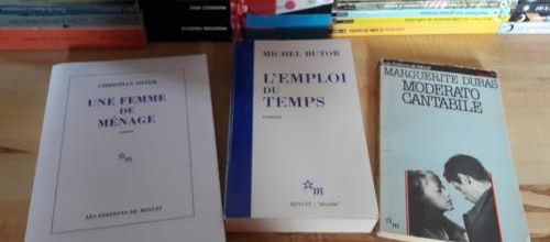 Ma collection de livres : éditions de Minuit