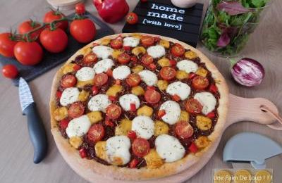 Pizza bolognaise végétale