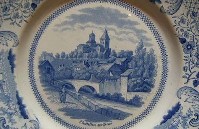 Saint Vorles immortalisée sur une assiette !