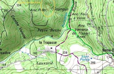 SERGE BARLAN- MESPELS (Tarn et Garonne) Site offert au club le Béryl de Tournefeuille en 1989