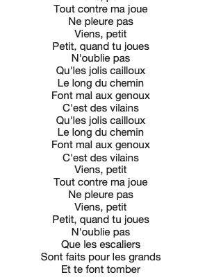 Paroles chant « Le sparadrap » (Henri Dès)