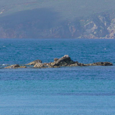 L'aventure de la Bohème à Λήμνος. Le bleu du lagon