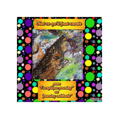 Dessin et peinture - vidéo 4534 : Tout ce qu'il faut savoir pour "l'acrylique pouring" ou "pouring méthode" (peinture abstraite) 2°partie - acrylique.