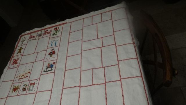 Ma Broderie "Plaid en Fête" (10 semaine sur 52 semaines)