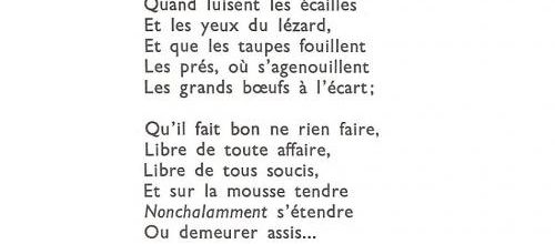 PLAISIR D'ÉTÉ (Théophile Gautier)