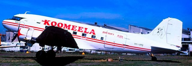 DC3 Dakota VH-UPQ. Koomela- Rebel air