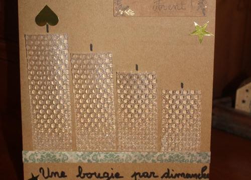 Les bougies de l'Avent de Clôd