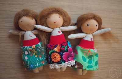 Mini poupées Waldorf