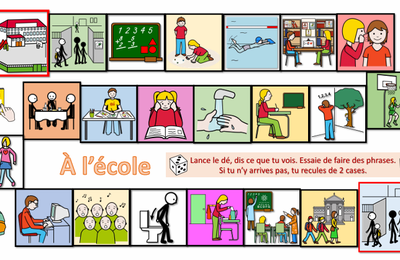 Jeu de course pour revoir le lexique de l'école