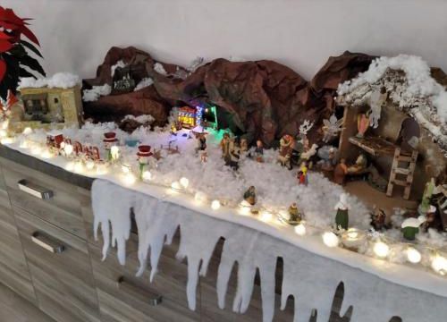 Les décos de Noël de Josiane, Marie Pierre, Marlyse et Jeanne