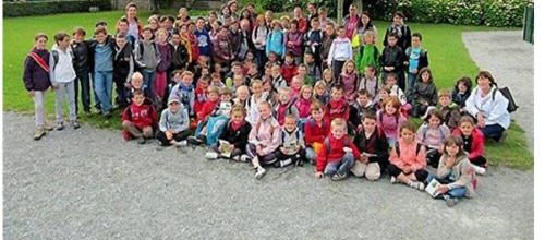 Ouest France - 07/07/2012 - Les enfants de l'école publique testent le circuit du polder