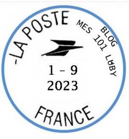 Echange d'enveloppes brodées "papillon"