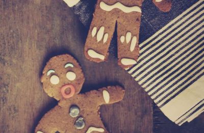 Petits bonhommes sablés ! {Sablés à la cannelle de Noël}