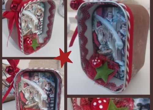 Boite vitrine Noël