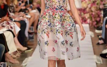 mode fashion flawers oscar de la renta