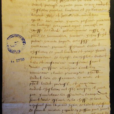 Un inventaire des reliques de saint Vorles au XVIème siècle...