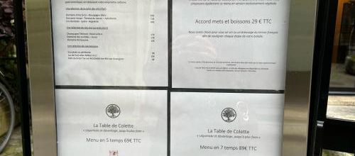 La Table de Colette