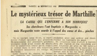 L'Est-Républicain du samedi 19 novembre 1927. (Archives Départementales de Meurthe et Moselle) (Jérôme Leclerc)