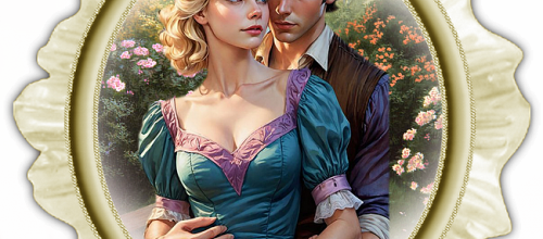 cadre avec des amoureux .