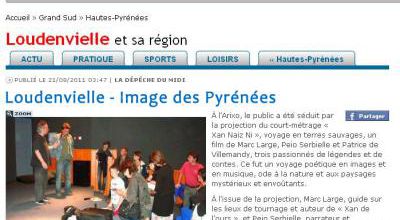 La Dépêche du Midi (21 août 2011)