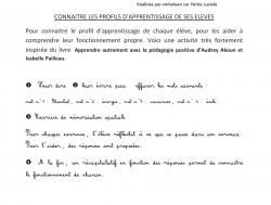 Quel profil pour quel élève?