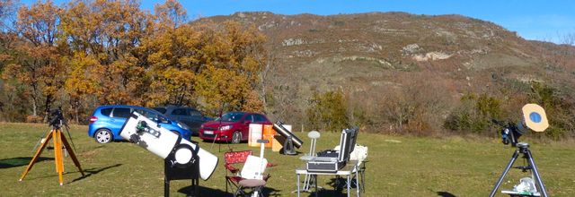 Blieux 2015 : belles observations sous le ciel noir du Verdon 