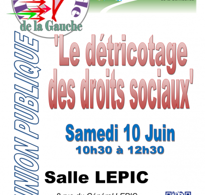 Le détricotage des acquis sociaux et sociétaux 
