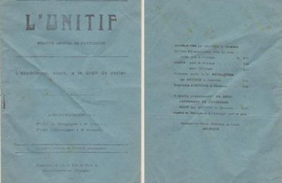 Unitif (original 1911) et Unitif (après 1912)