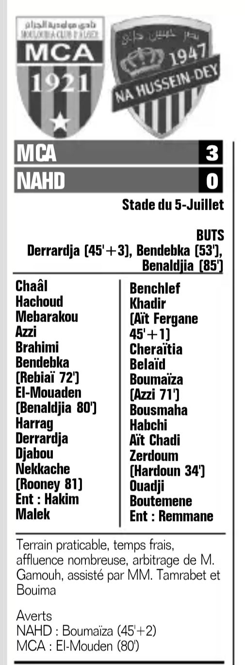 Mercredi 23.10.2019 (journée de championnat) au Stade du 