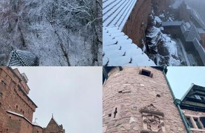 Marchés de Noël en Alsace /Château du Haut-Koenigsbourg le 10/12/22