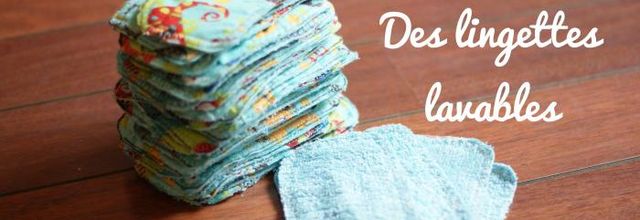 Tutoriel : des lingettes lavables pour bébé