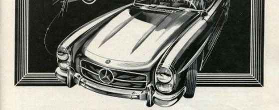 publicite voiture fifties