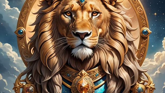 Signe du zodiaque "Lion" avec Intelligence Artificielle 9