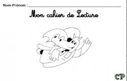 Page de garde cahier de lecture TAOKI CP