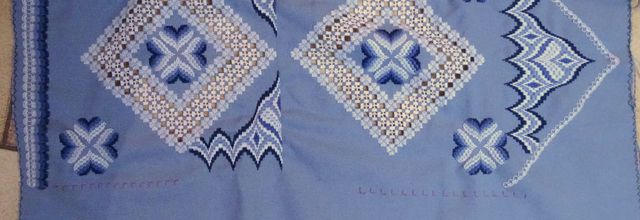 Bargello et hardanger : étape 9 et 10