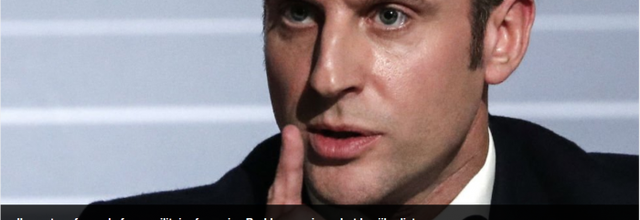 Concernant la politique française (la réforme des retraites et tout le reste) ou la politique étrangère (l’opération Barkhane) Macron ment…