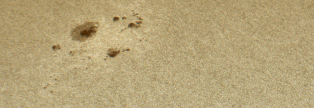 Les taches solaires du 11 septembre 2021 au T300 mm