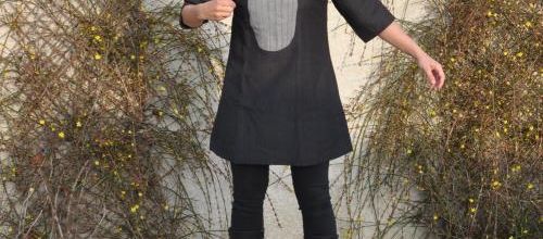 Tunique à plastron