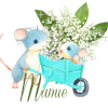 signature animee, 1ermai, muguet