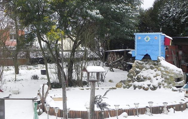 La neige chez nous en Nord-Gironde