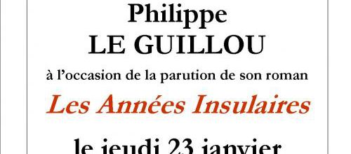 Philippe Le Guillou Librairie de Paris le 23 janvier 2014