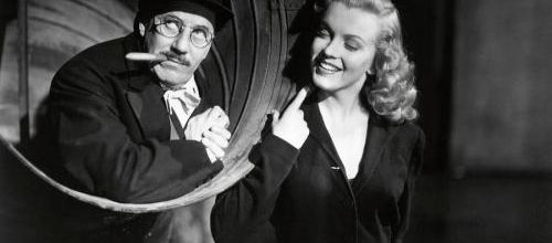 photo marilyn monroe -groucho marx 