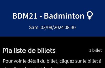 Paris 2024 : le badminton Porte de la Chapelle