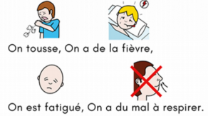 "Symptômes et prévention du Coronavivus" : recommandations en pictogrammes Arassac