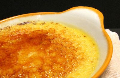 Crèmes brûlées à la fève Tonka