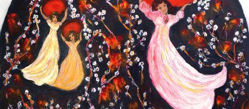 77  L'Offrande acrylique sur toile 80x100 (octobre 2023)