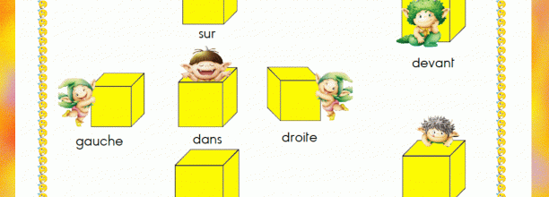 Le vocabulaire spatial s'affiche en Toread
