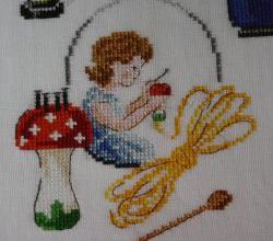 Panier tricot : décos 2.